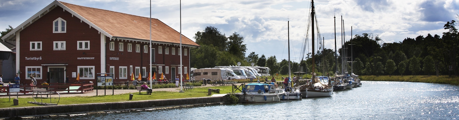 Kaffeteriet vid Göta kanal